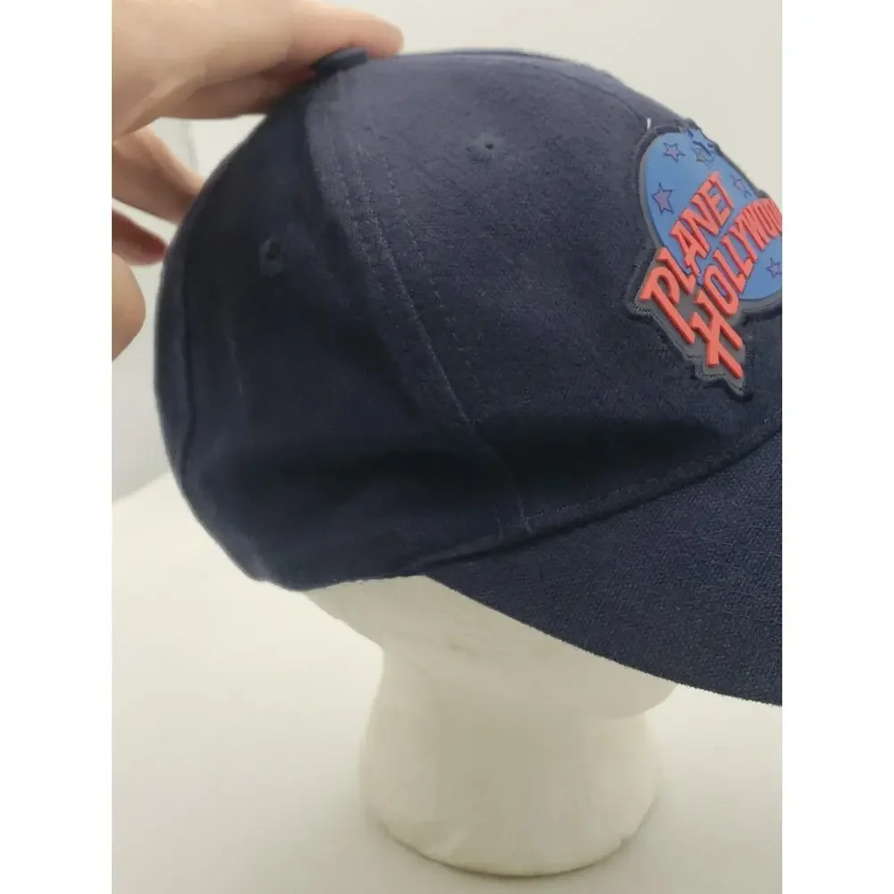 Planet Hollywood 90s NASHVILLE TENNESSEE Navy Baseball Cap Vintage 1995 Retro
